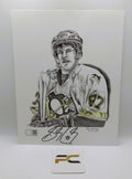 Sidney Crosby Signed 8.5x11 Limited Edition Print With COA (PC602464) (Penguins)