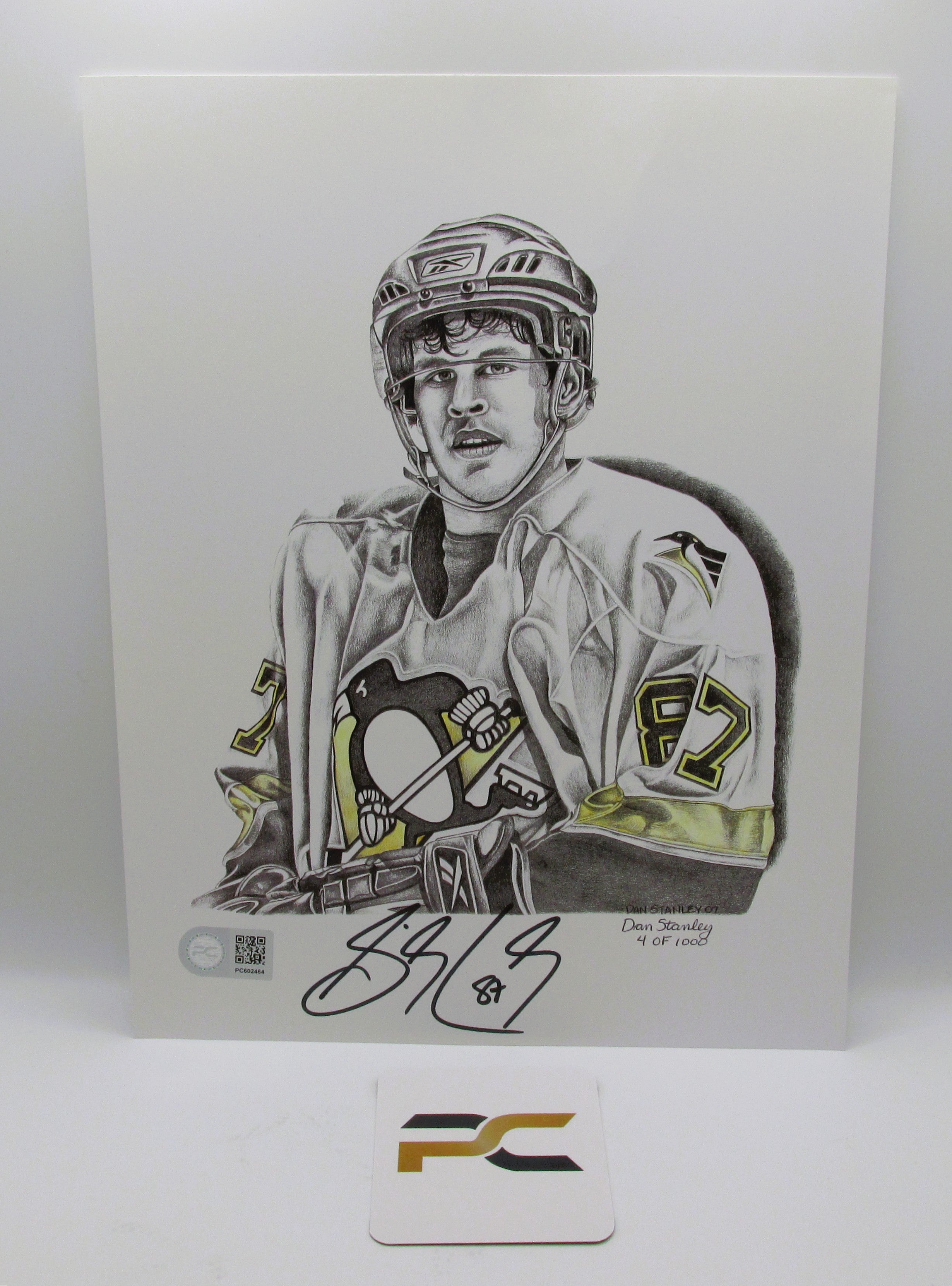 Sidney Crosby Signed 8.5x11 Limited Edition Print With COA (PC602464) (Penguins)