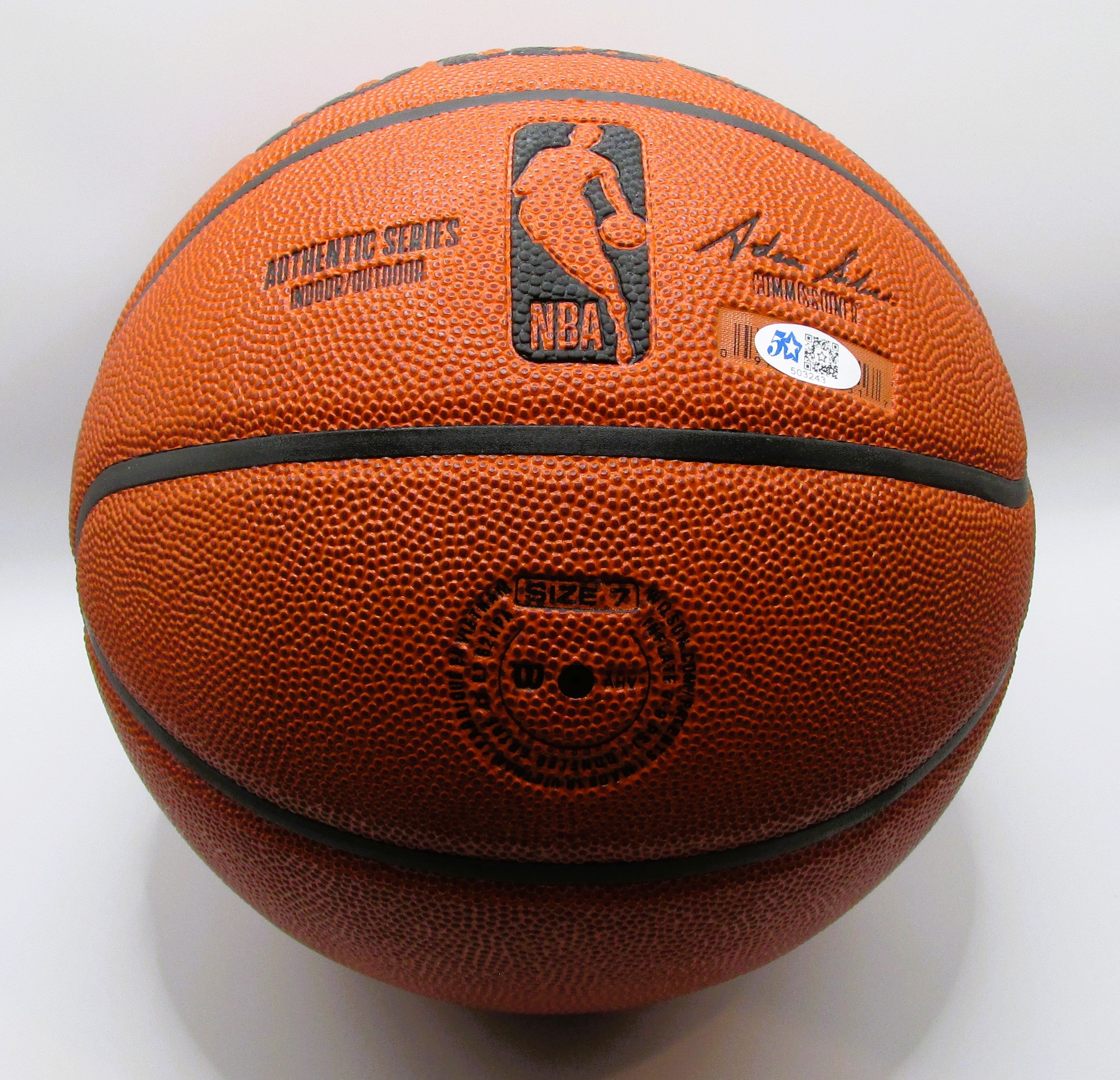 Steph Curry Signed Basketball With COA (503243) (Warriors)