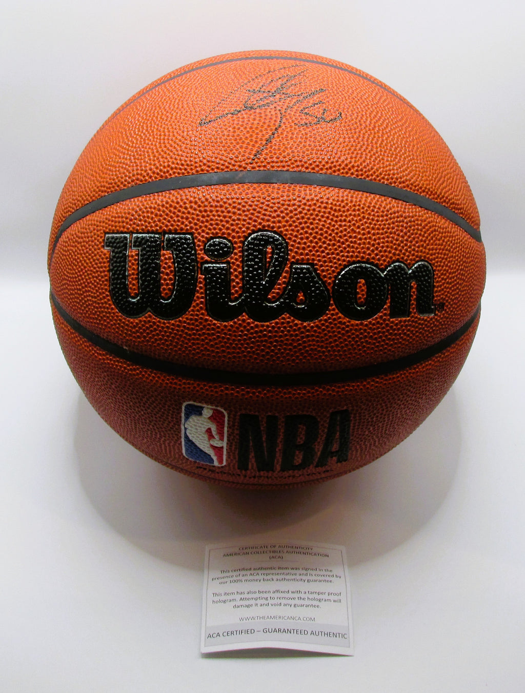 Steph Curry Signed Basketball With COA (A45523) (Warriors)