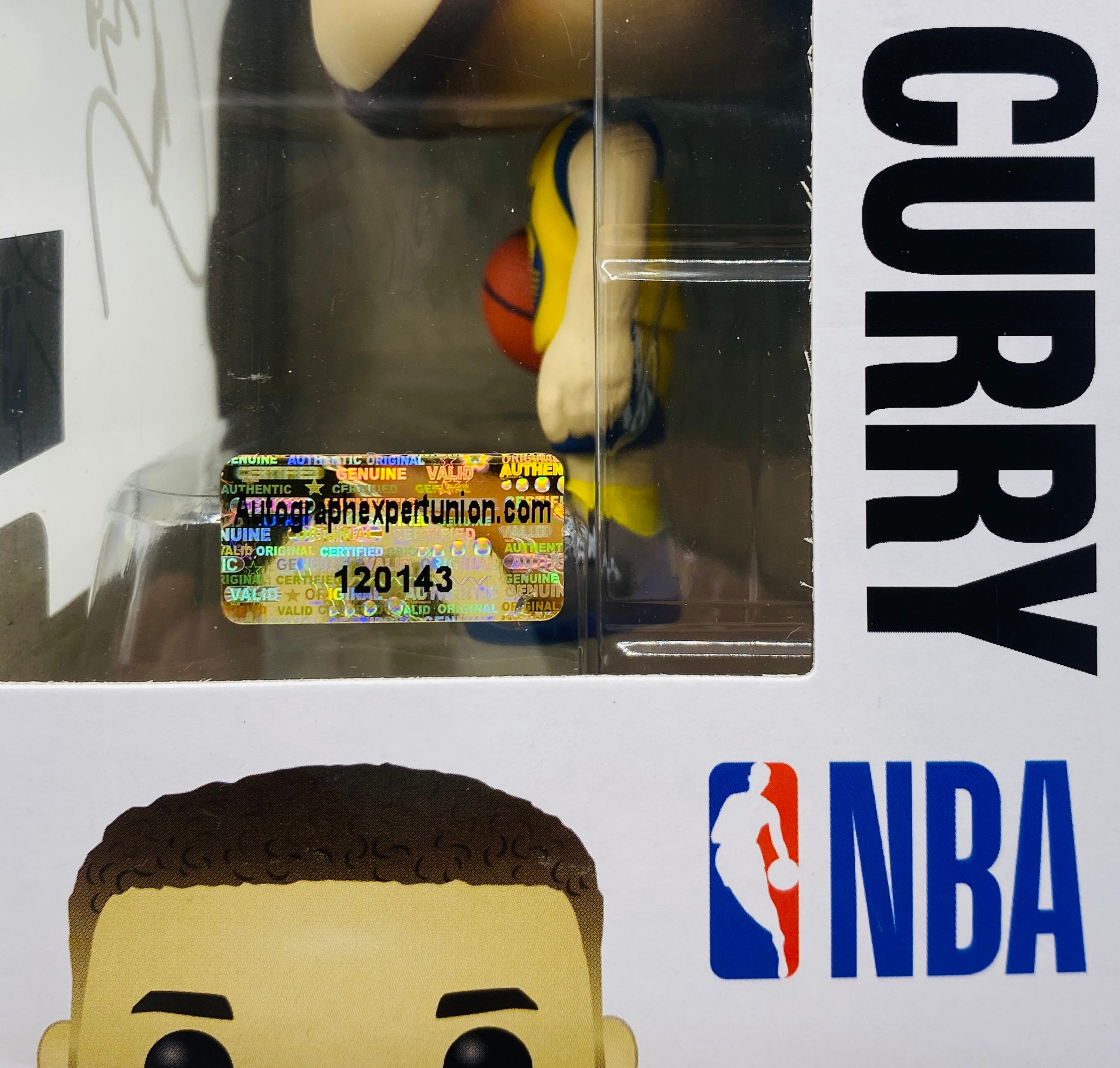 Steph Curry Signed Funko In Case With COA (120143) (Warriors)