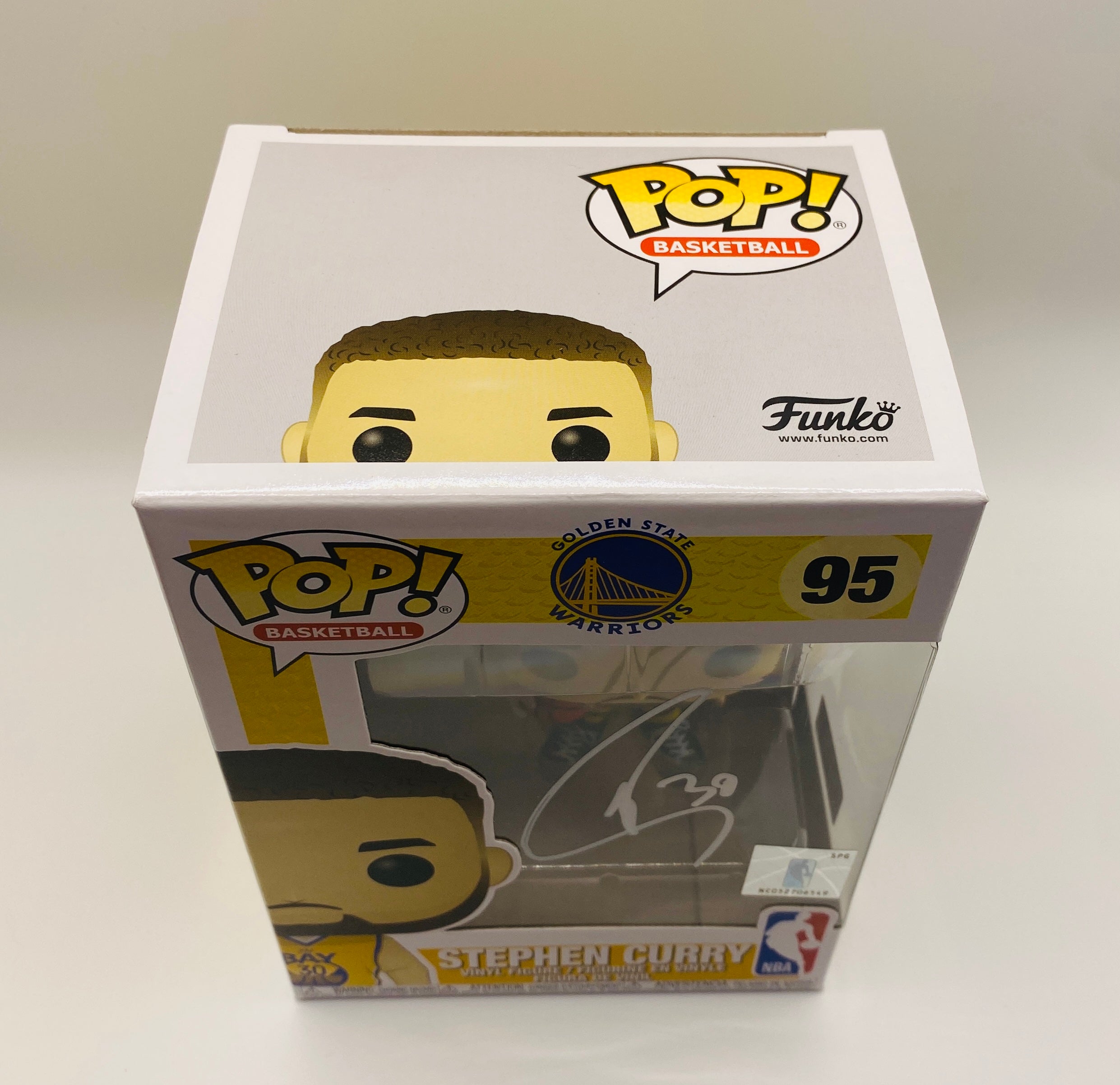Steph Curry Signed Funko In Case With COA (120143) (Warriors)