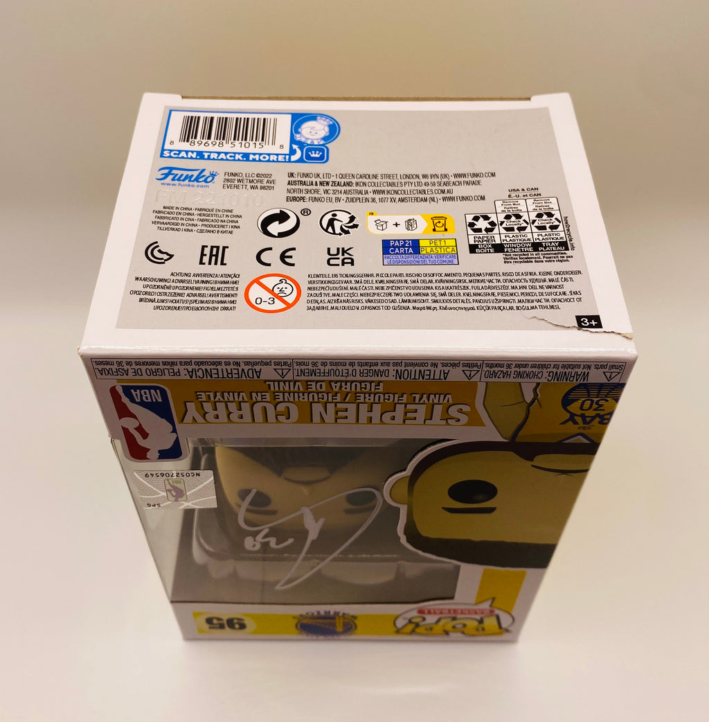 Steph Curry Signed Funko In Case With COA (120143) (Warriors)