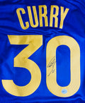 Steph Curry Signed Jersey With COA (A46974) (Warriors)