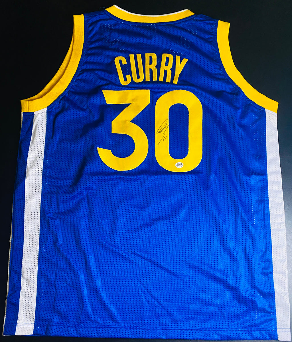 Steph Curry Signed Jersey With COA (A46974) (Warriors)
