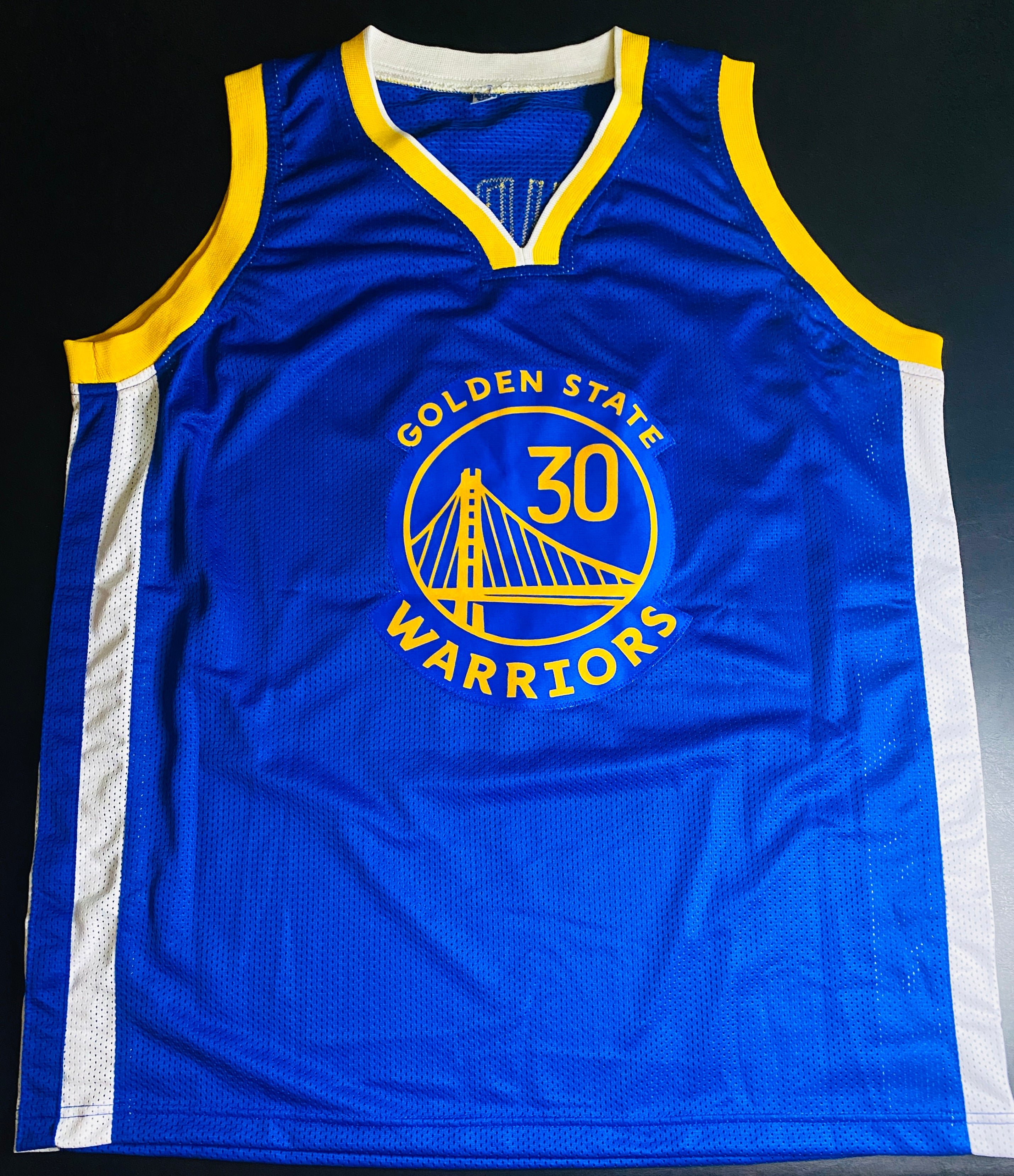 Steph Curry Signed Jersey With COA (A46974) (Warriors)