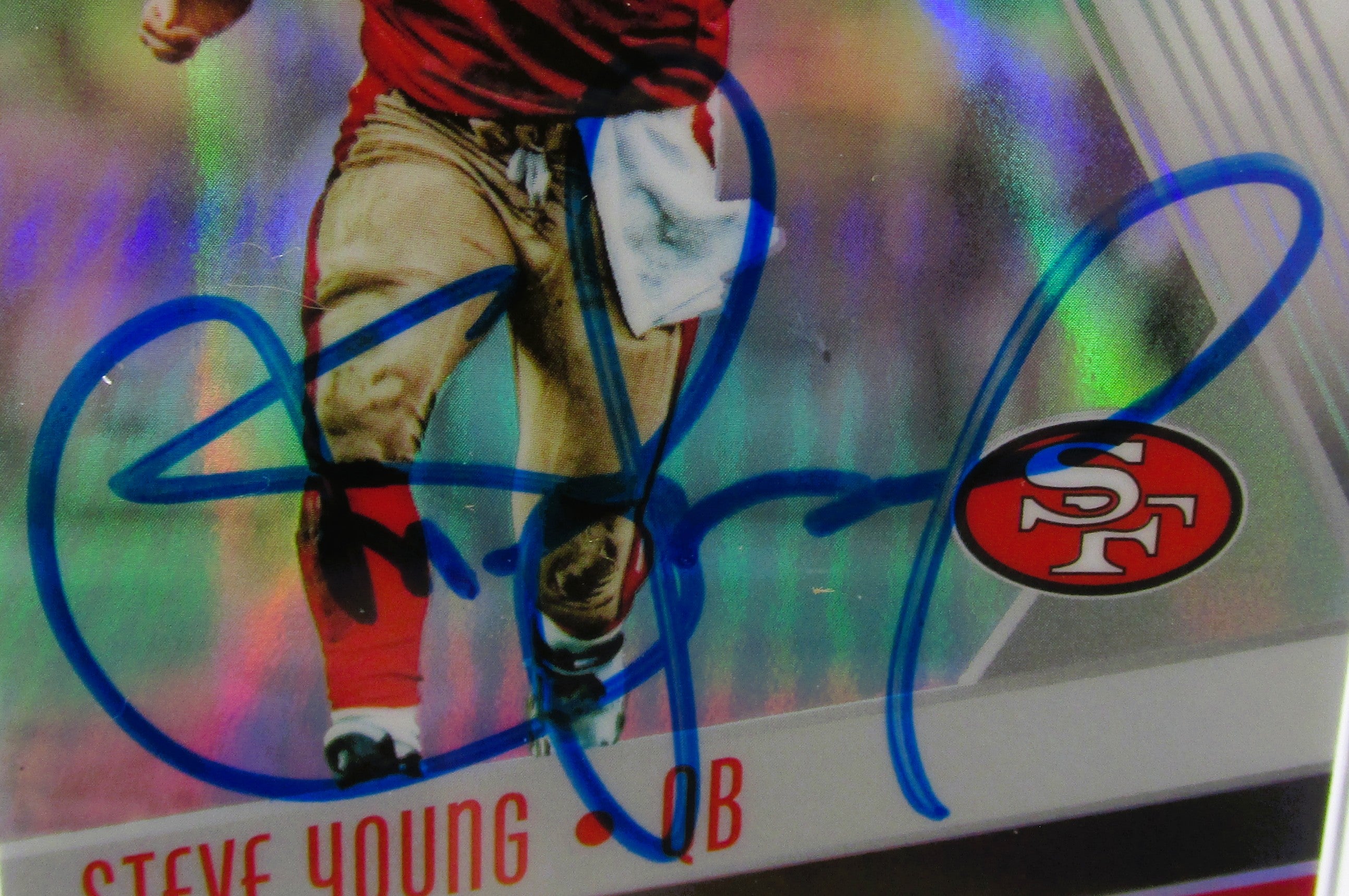 Steve Young Signed Card With COA (PC484847) (49ers)