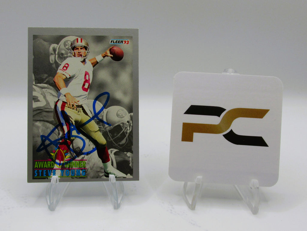 Steve Young Signed Card With COA (PC484850) (49ers)