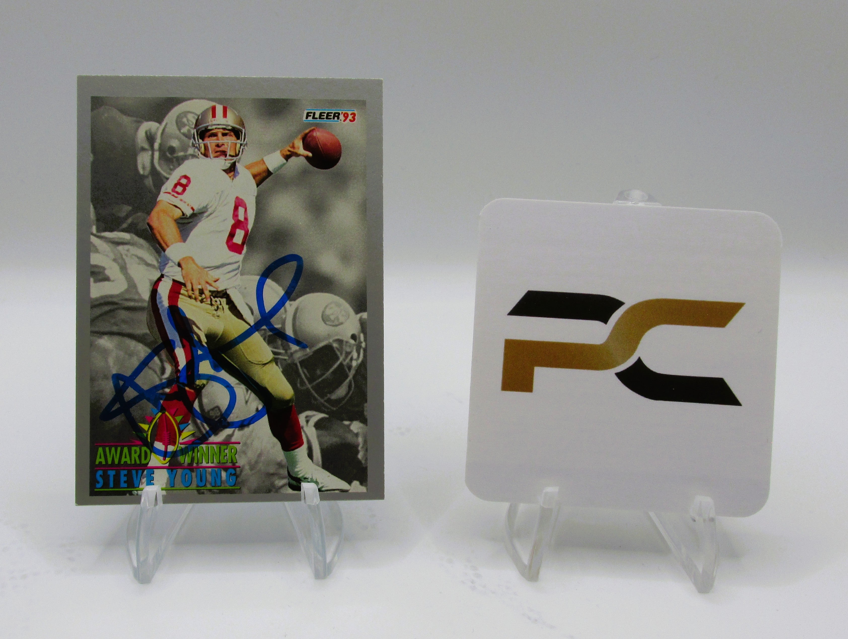Steve Young Signed Card With COA (PC484850) (49ers)