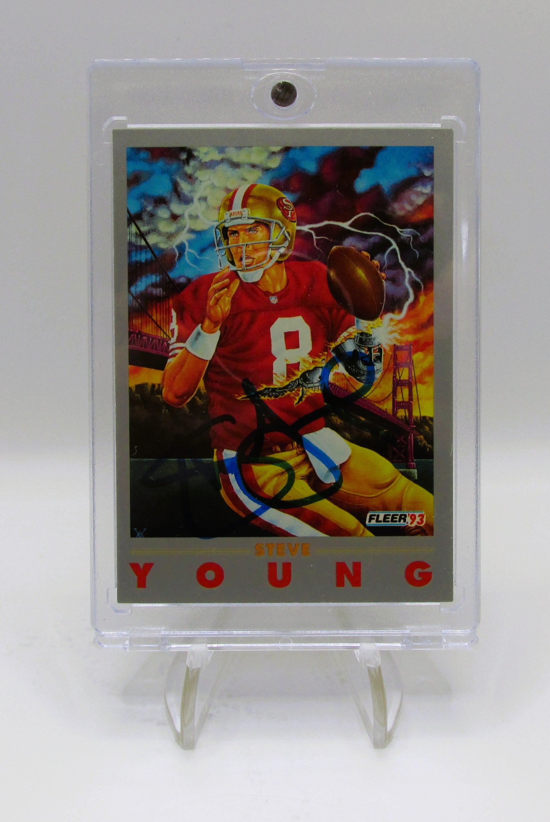 Steve Young Signed Card With COA (PC484853) (49ers)