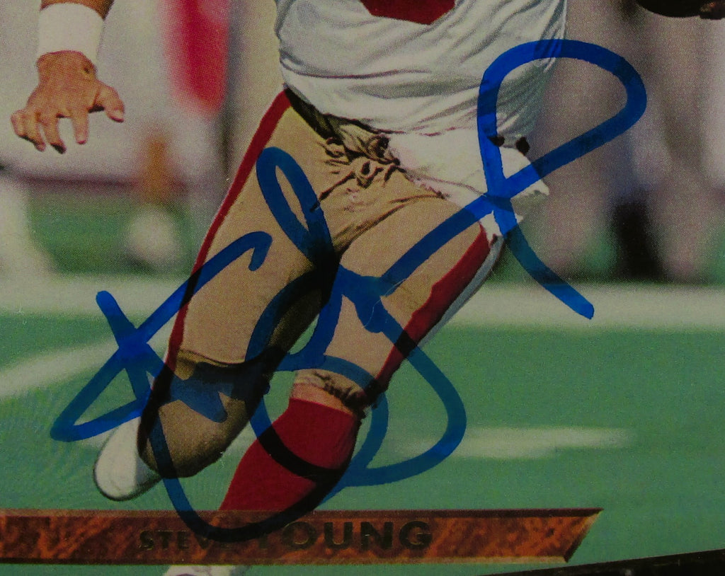 Steve Young Signed Card With COA (PC484863) (49ers)