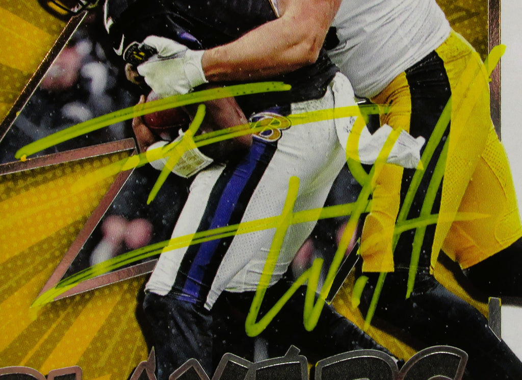 T.J. Watt Signed Card With COA (493694) (Steelers)