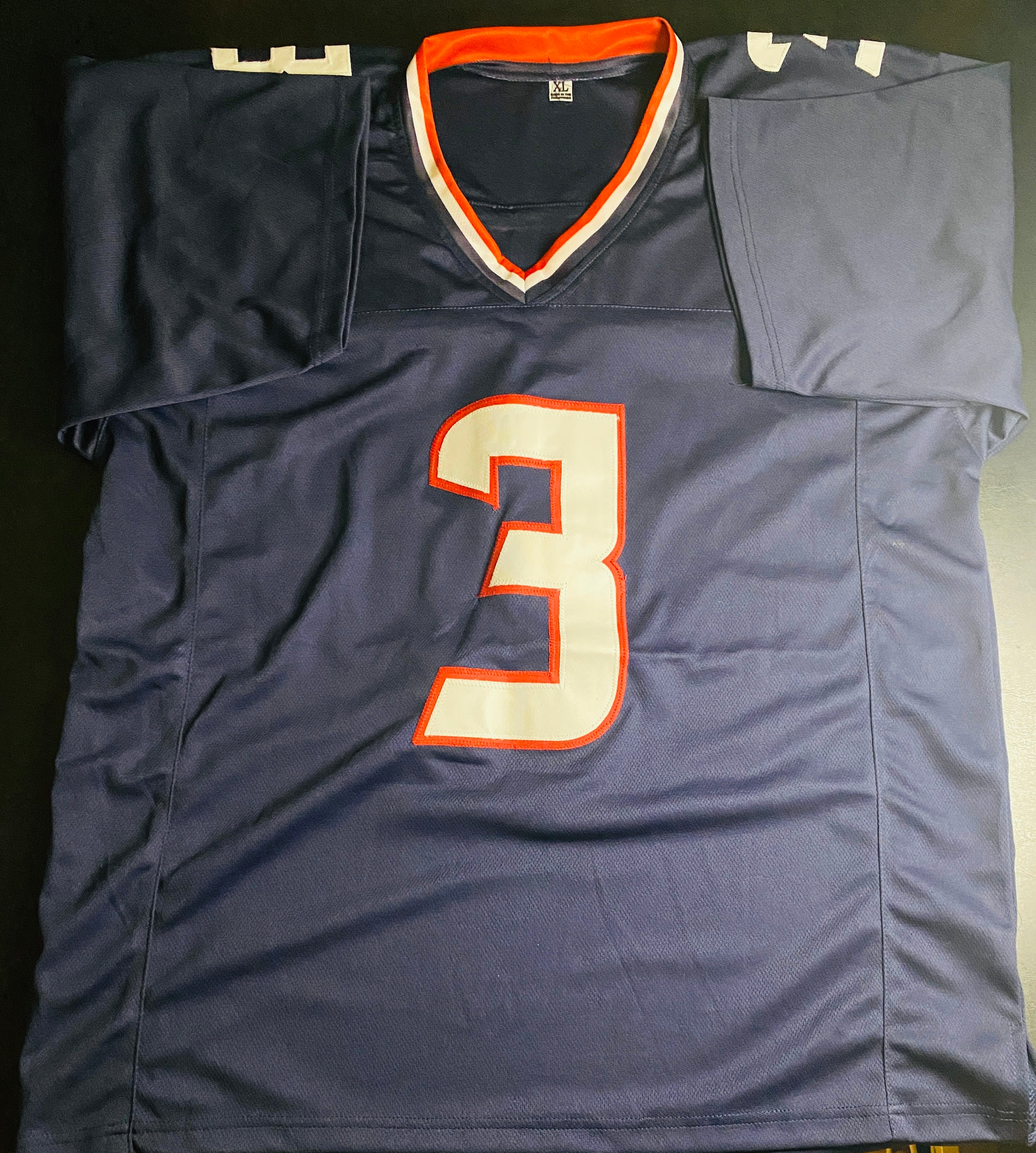 Tank Dell Signed Jersey With COA (CH19286) (Texans)