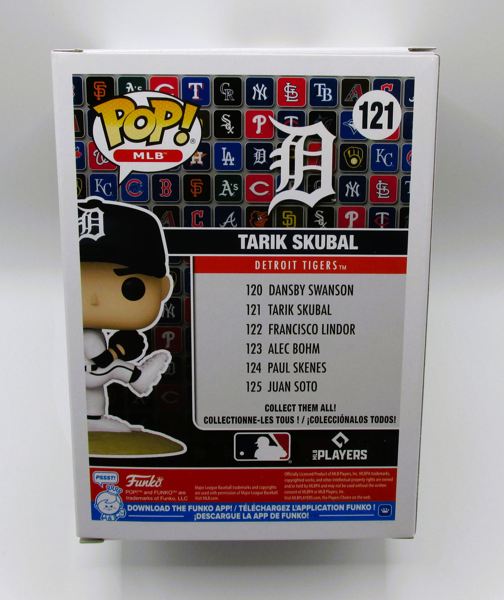 Tarik Skubal Signed Funko In Case With COA (PC488137) (Tigers)