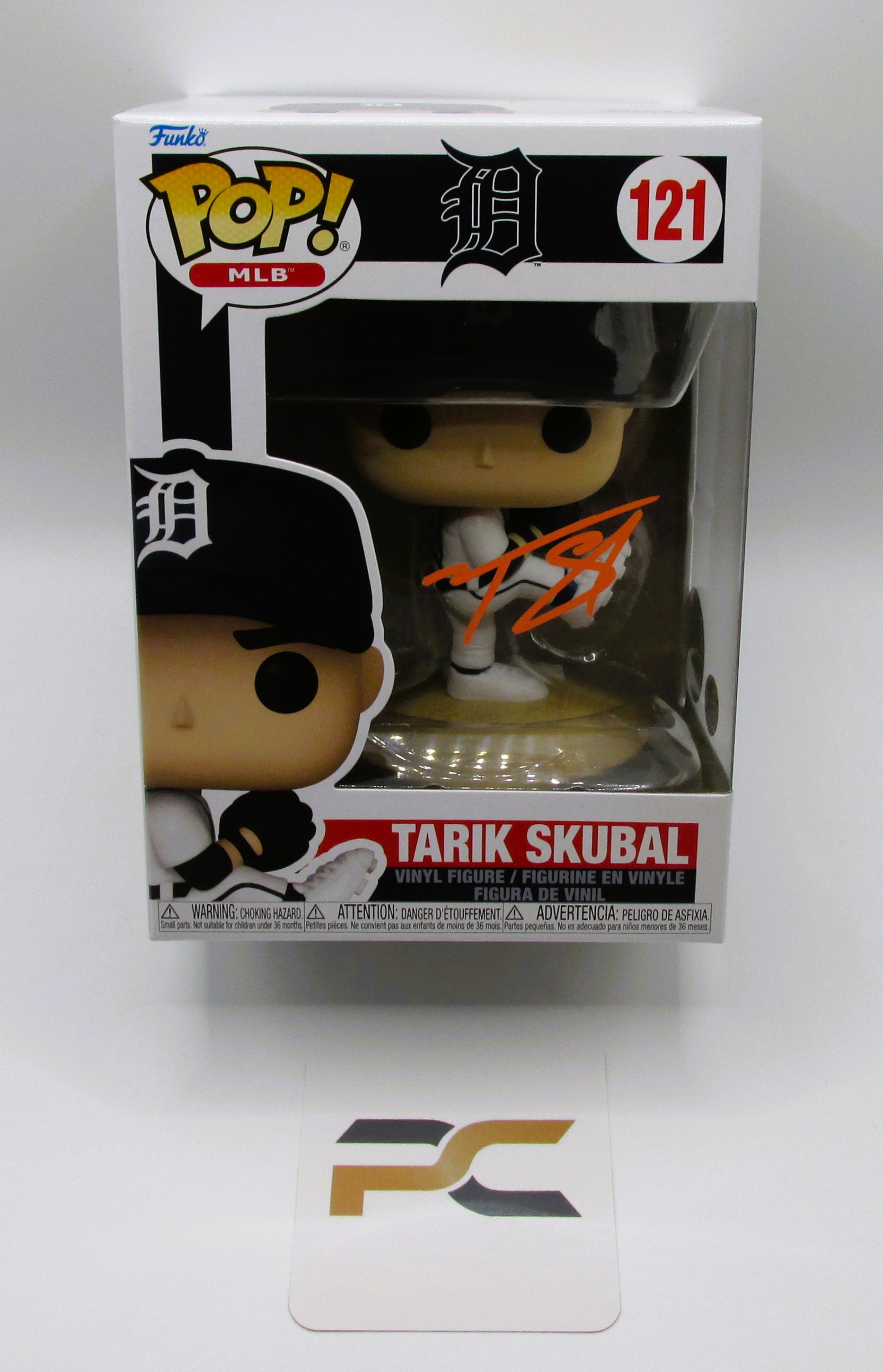 Tarik Skubal Signed Funko In Case With COA (PC488141) (Tigers)
