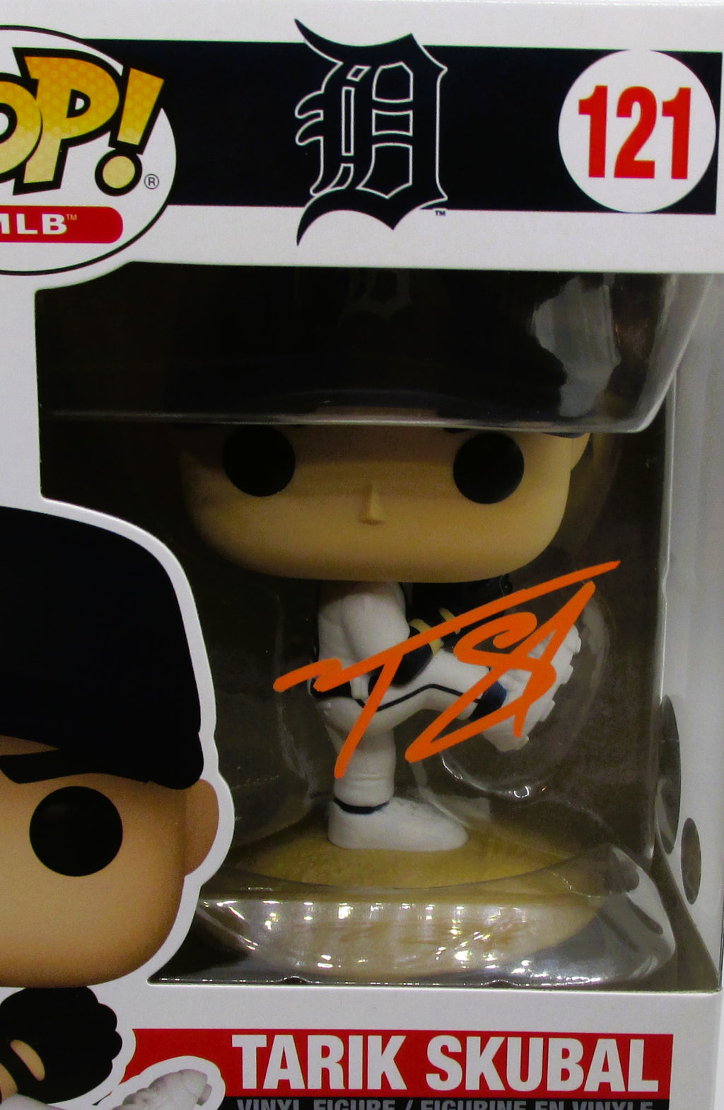 Tarik Skubal Signed Funko In Case With COA (PC488141) (Tigers)