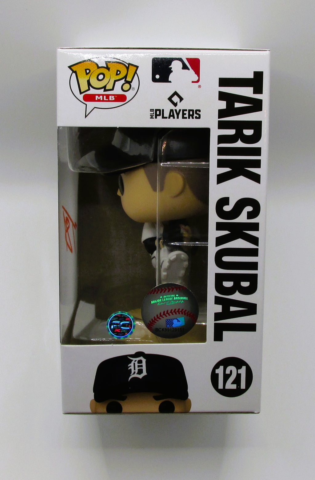 Tarik Skubal Signed Funko In Case With COA (PC488141) (Tigers)
