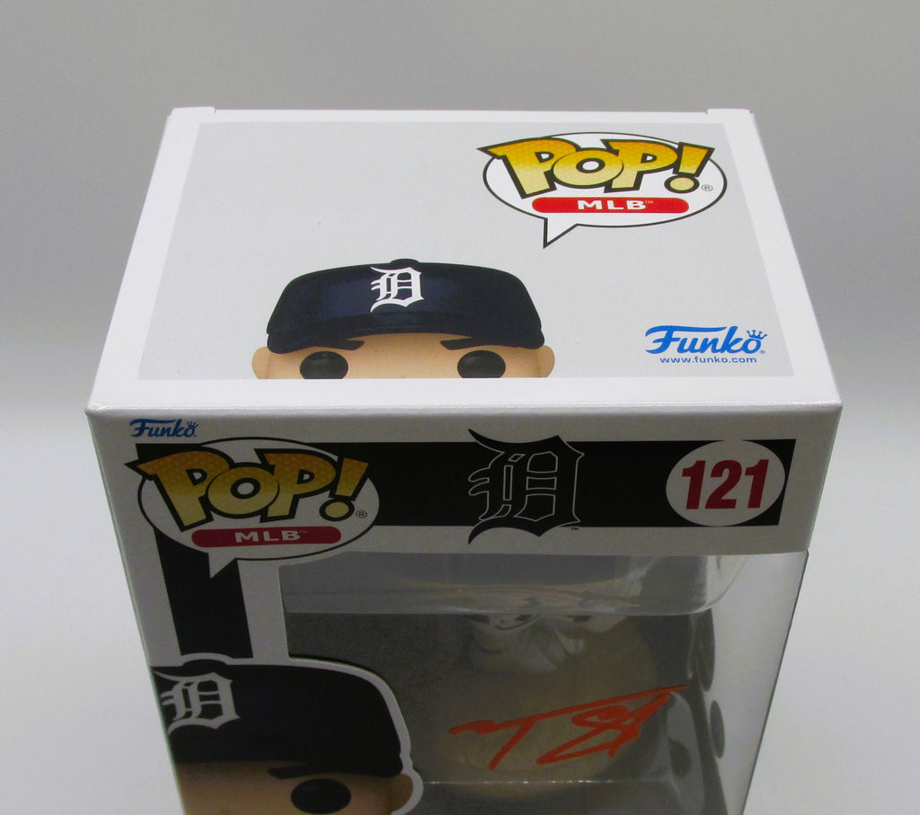 Tarik Skubal Signed Funko In Case With COA (PC488141) (Tigers)