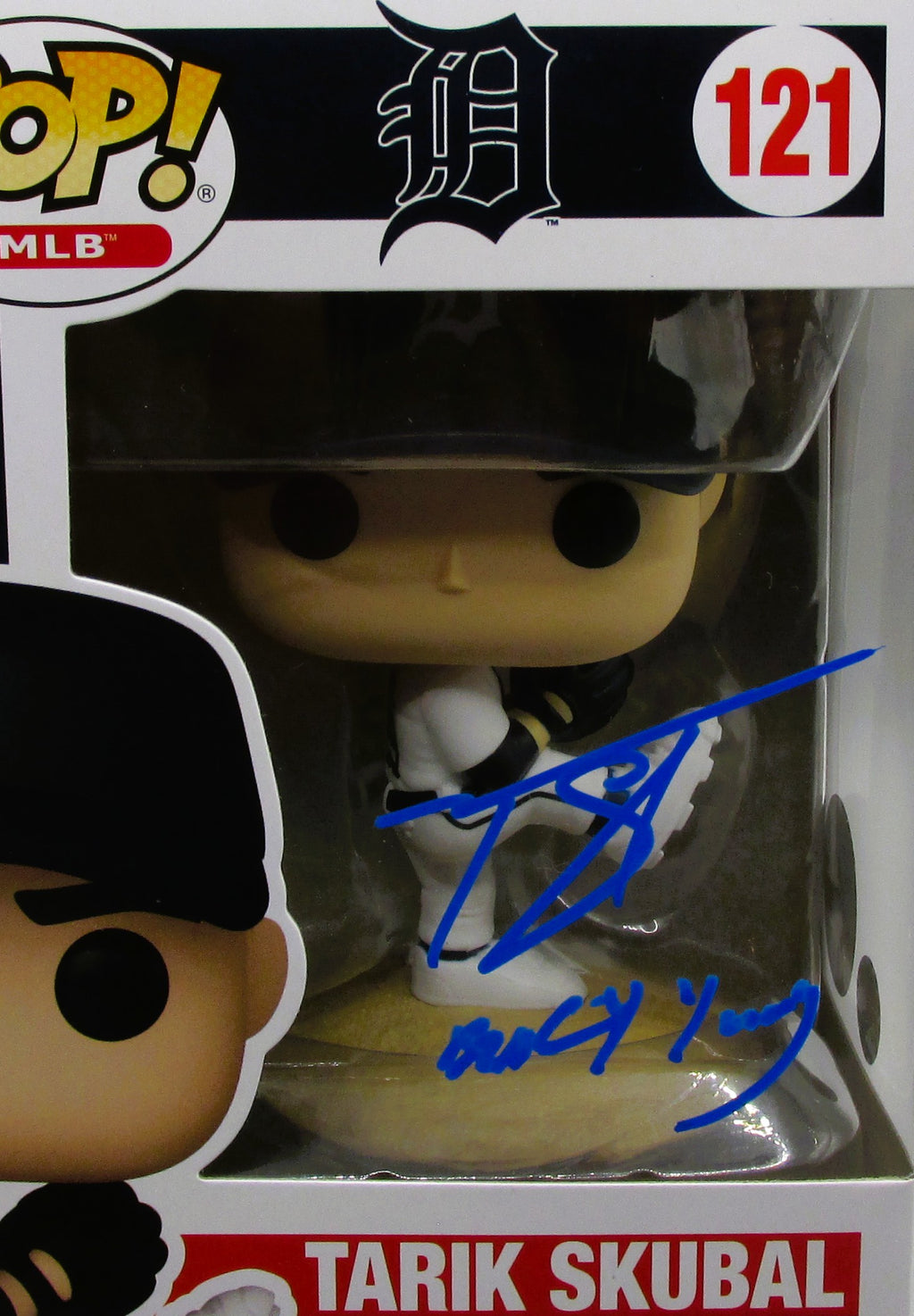 Tarik Skubal Signed Funko In Case With COA (PC488143) (Tigers)