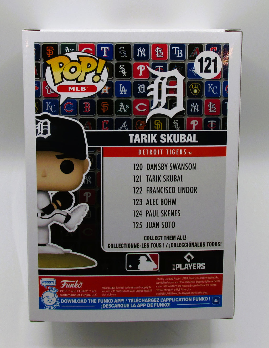 Tarik Skubal Signed Funko In Case With COA (PC488143) (Tigers)