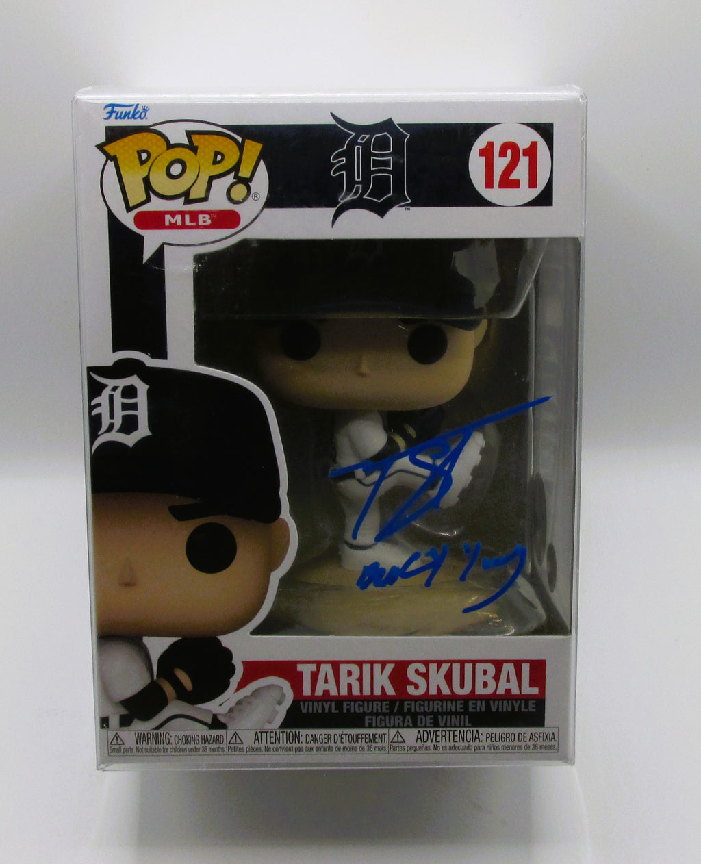 Tarik Skubal Signed Funko In Case With COA (PC488143) (Tigers)