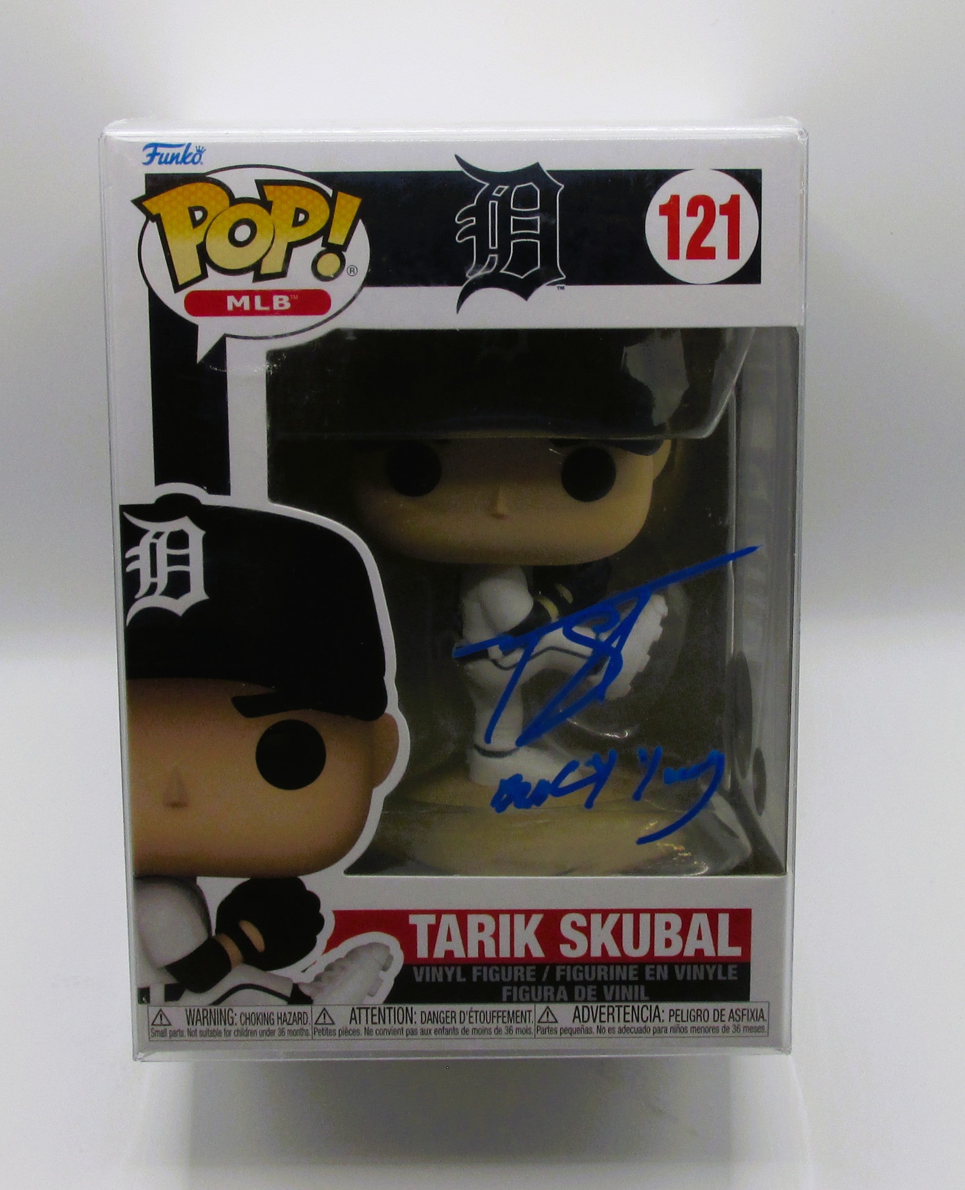 Tarik Skubal Signed Funko In Case With COA (PC488143) (Tigers)