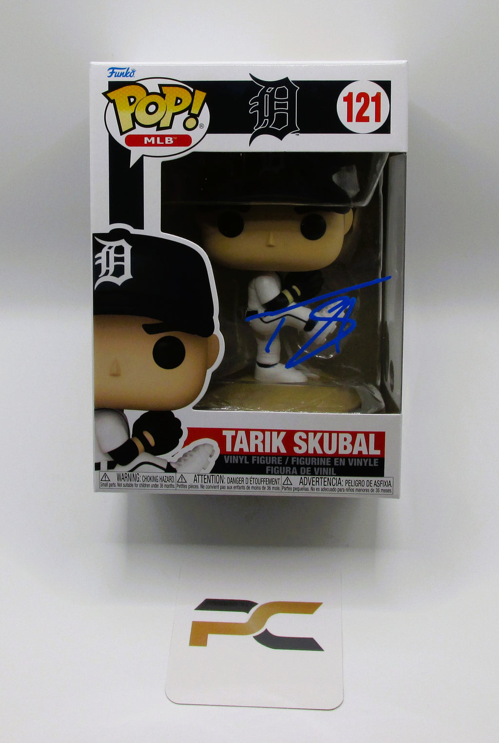 Tarik Skubal Signed Funko In Case With COA (PC488144) (Tigers)