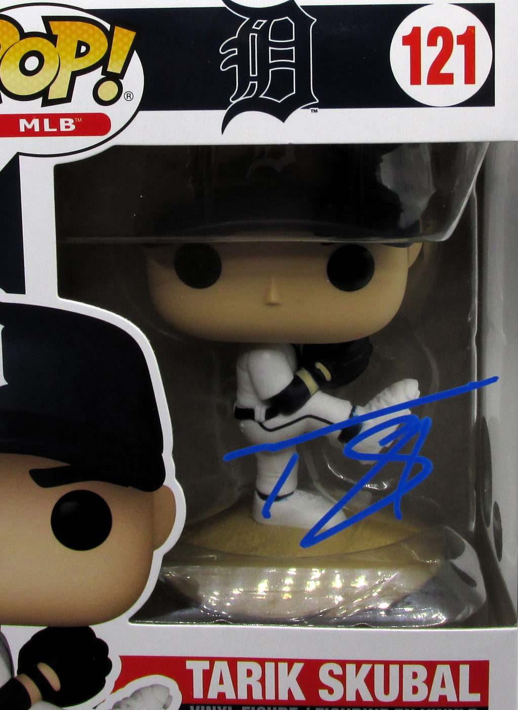 Tarik Skubal Signed Funko In Case With COA (PC488144) (Tigers)