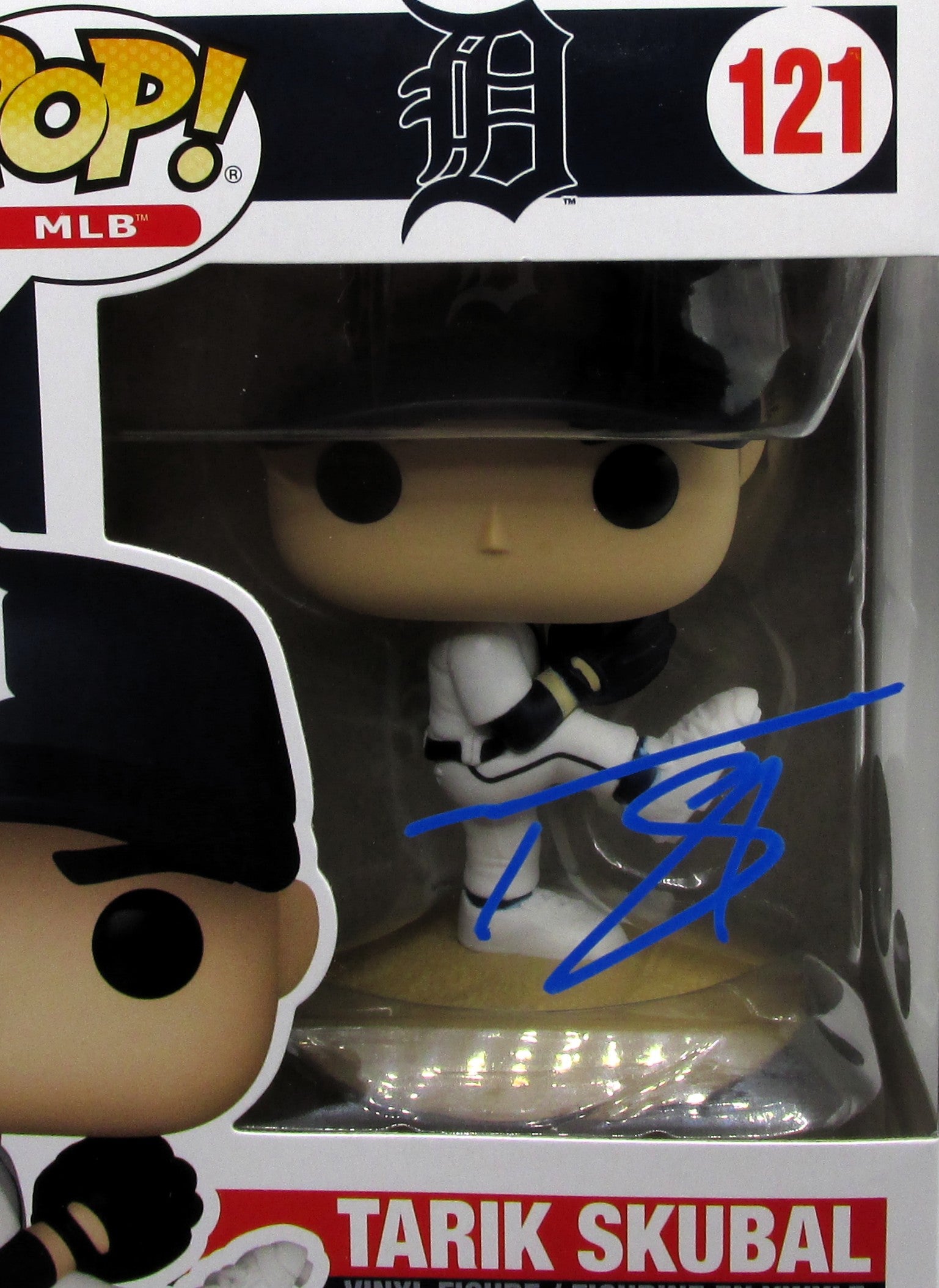 Tarik Skubal Signed Funko In Case With COA (PC488144) (Tigers)