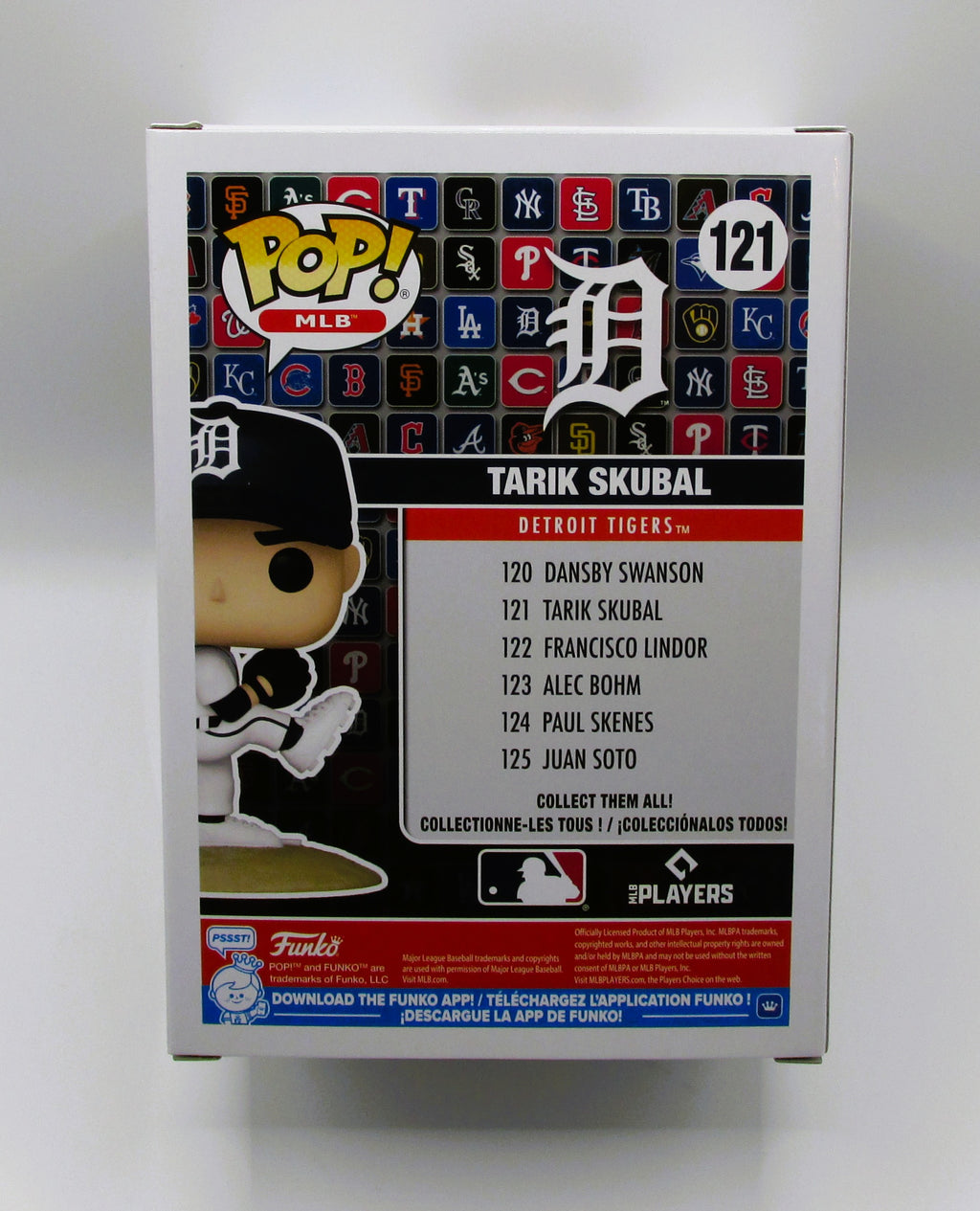 Tarik Skubal Signed Funko In Case With COA (PC488144) (Tigers)