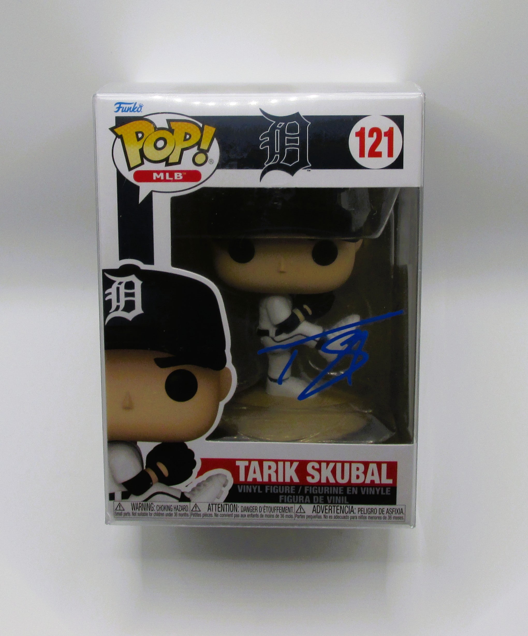 Tarik Skubal Signed Funko In Case With COA (PC488144) (Tigers)