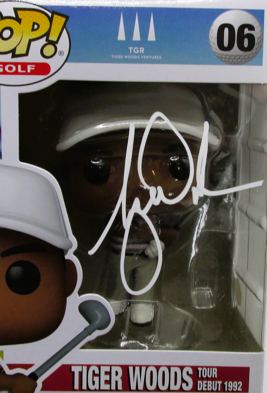 Tiger Woods Signed Funko In Case With COA (A51050)