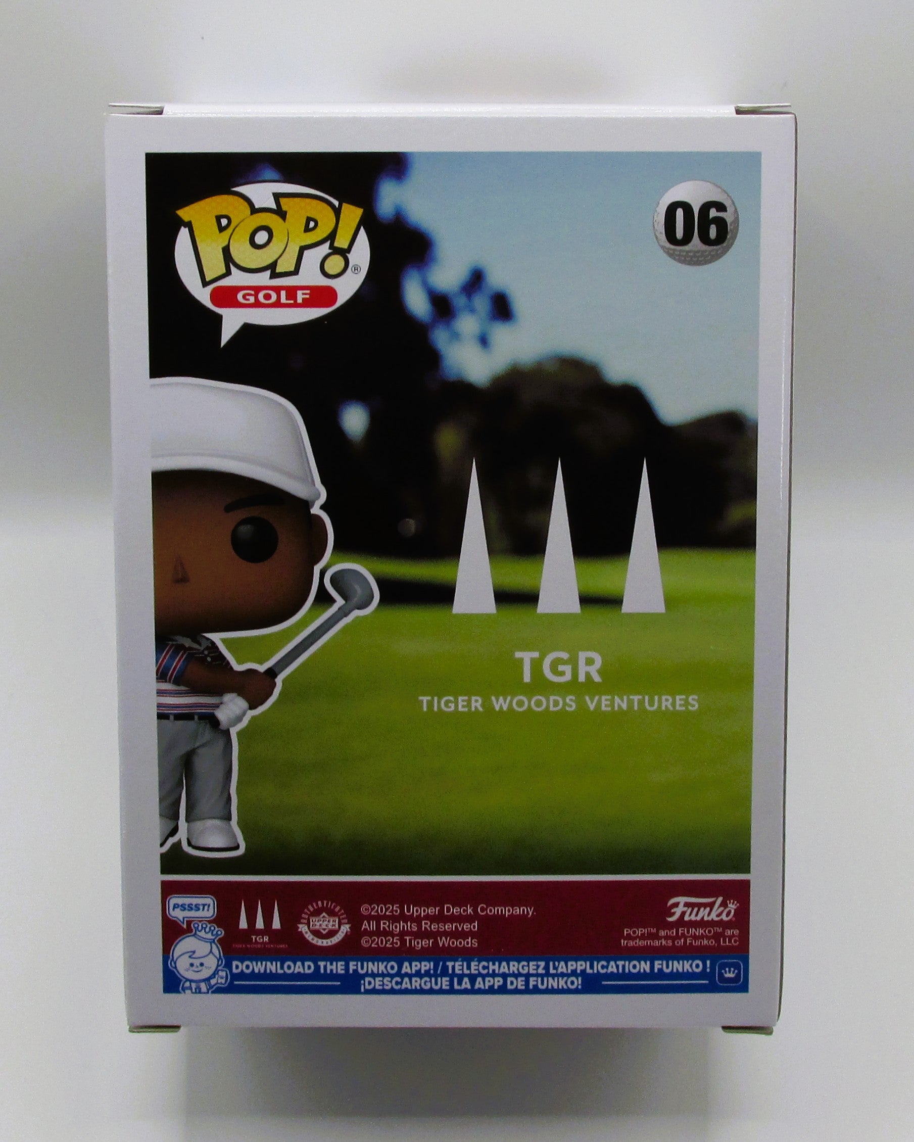 Tiger Woods Signed Funko In Case With COA (A51050)