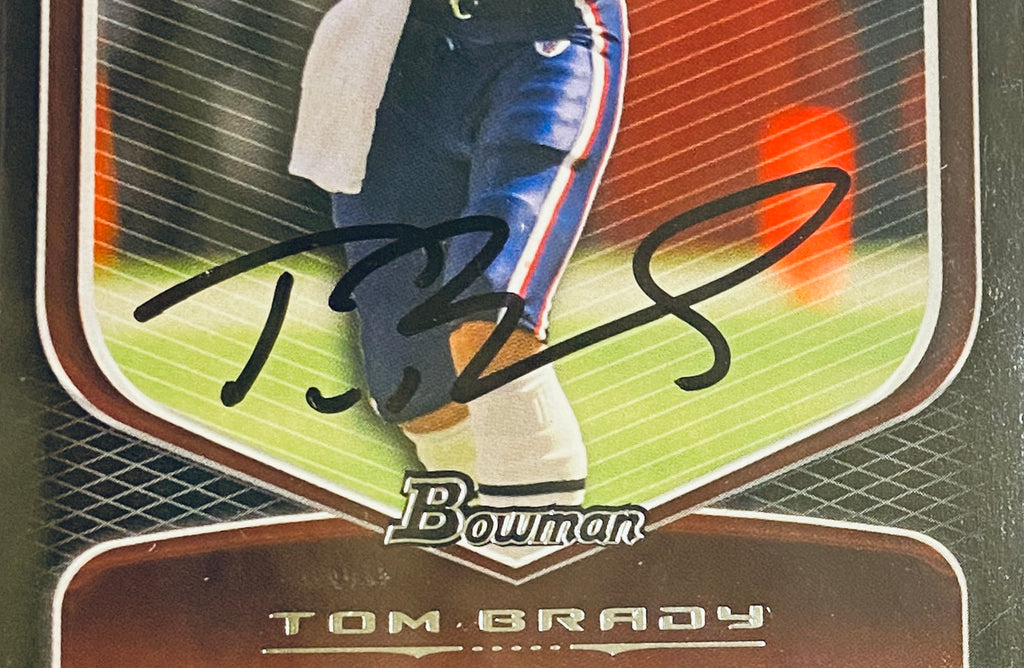 Tom Brady Signed Card With COA (1002193) (Patriots)