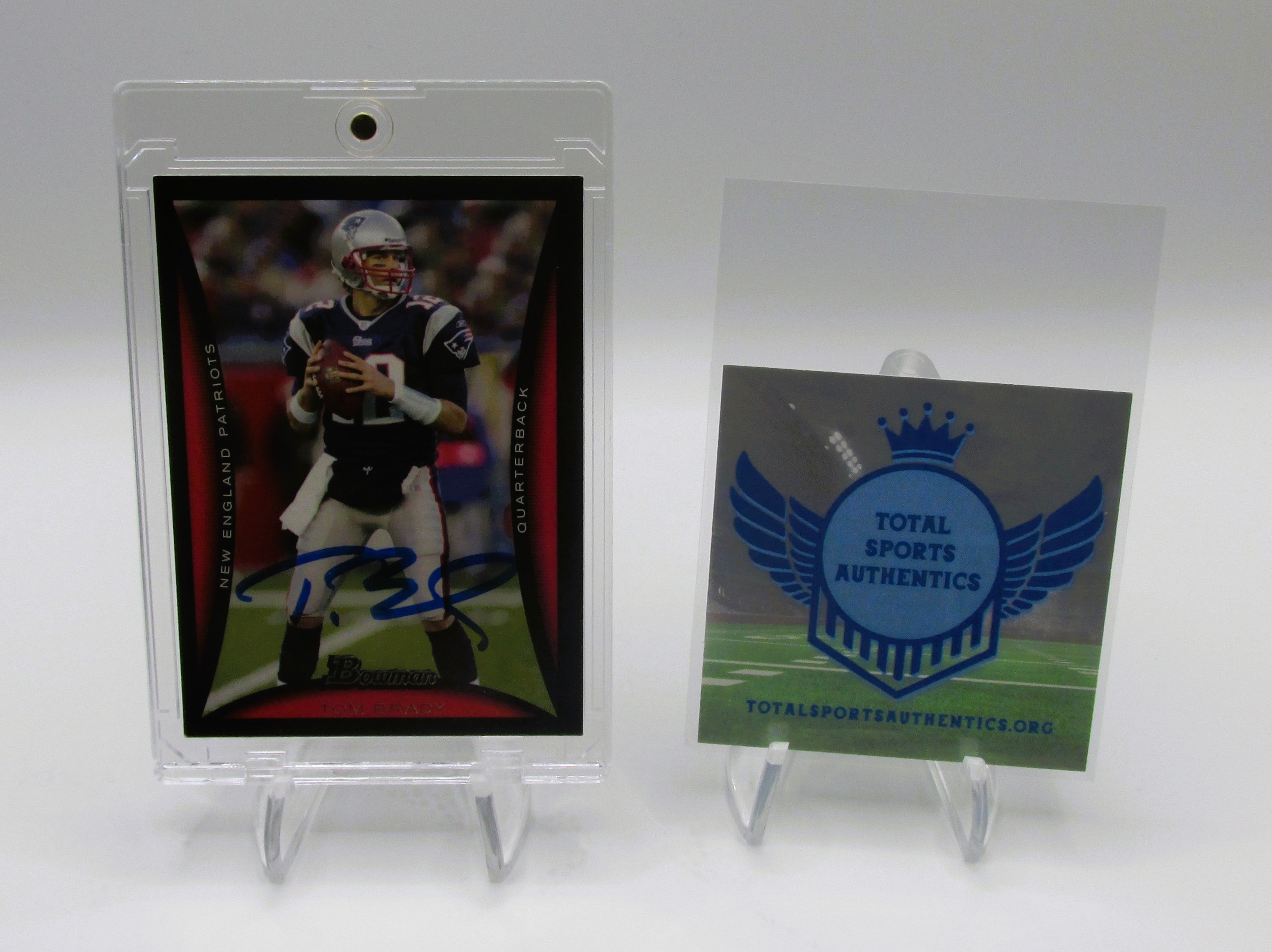 Tom Brady Signed Card With COA (1002230) (Patriots)