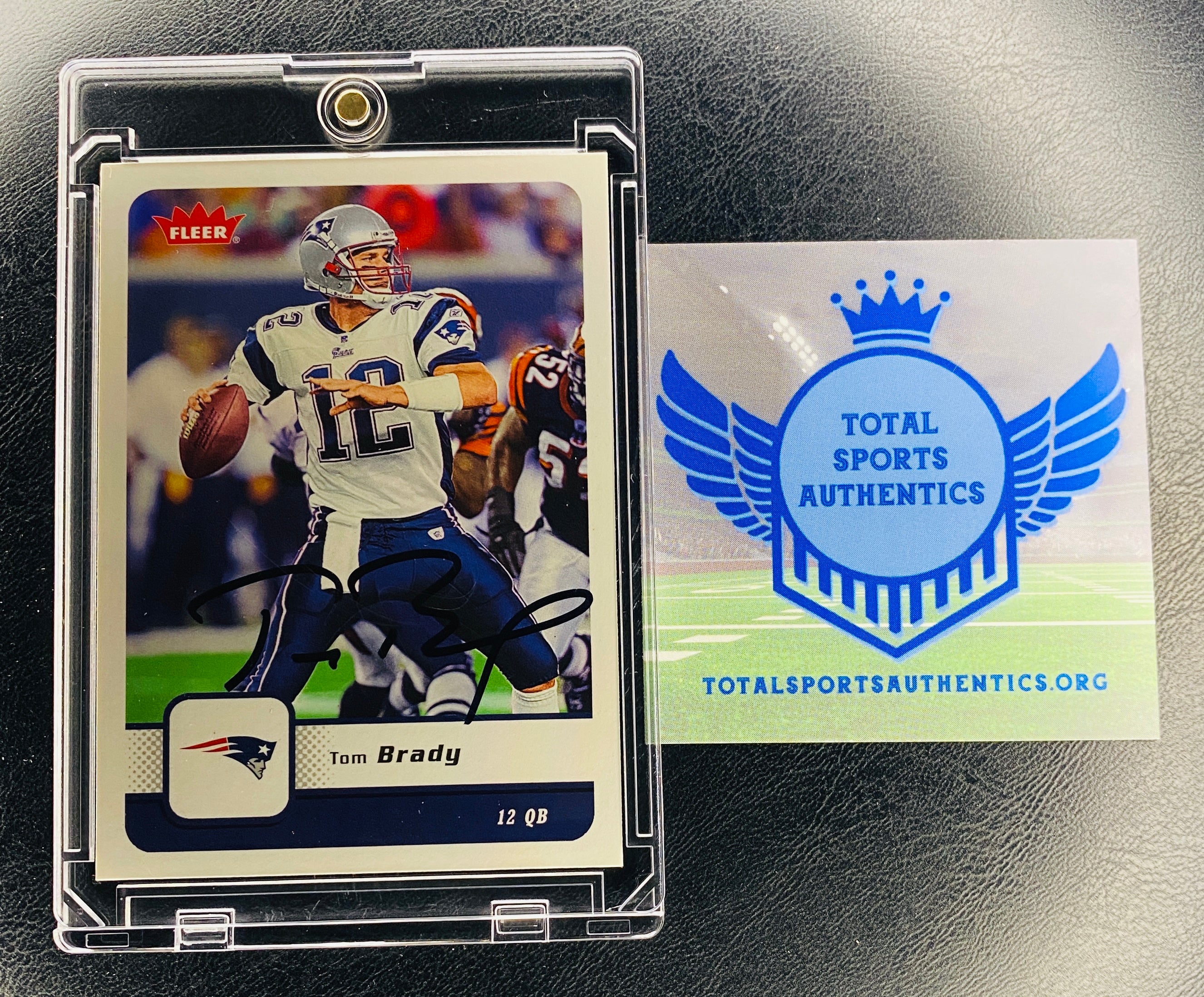 Tom Brady Signed Card With COA (1002237) (Patriots)