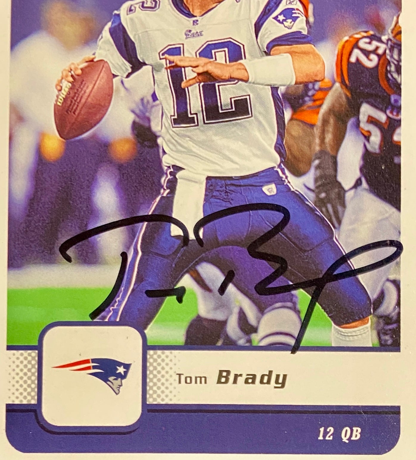Tom Brady Signed Card With COA (1002237) (Patriots)