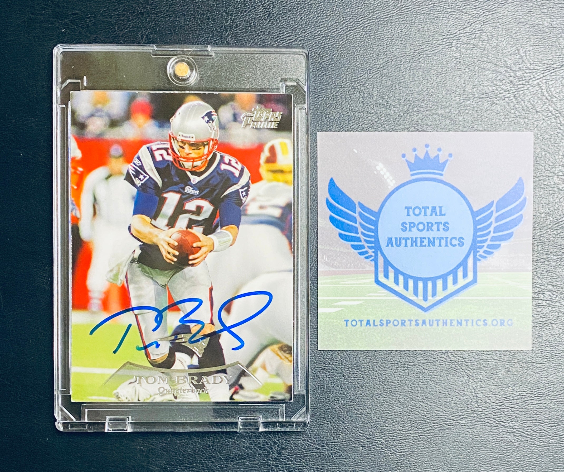 Tom Brady Signed Card With COA (1002241) (Patriots)