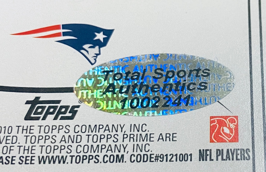 Tom Brady Signed Card With COA (1002241) (Patriots)