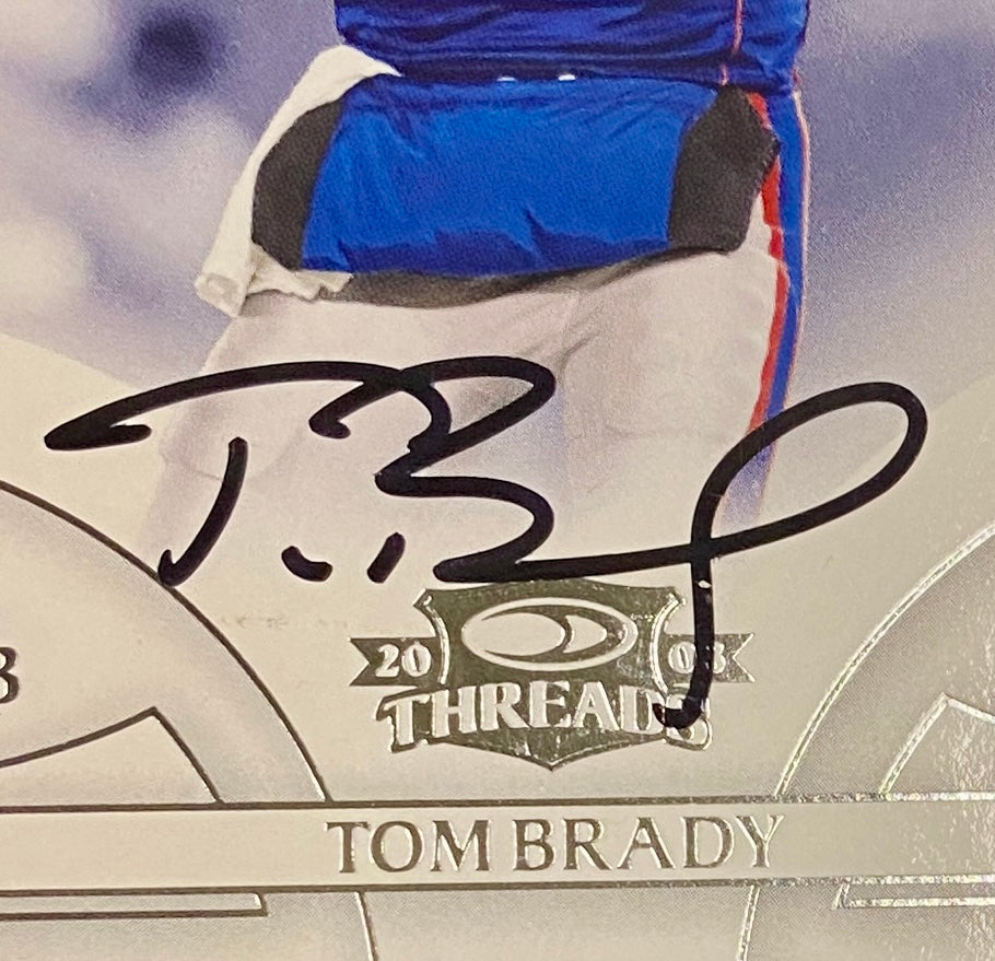 Tom Brady Signed Card With COA (1002272) (Patriots)