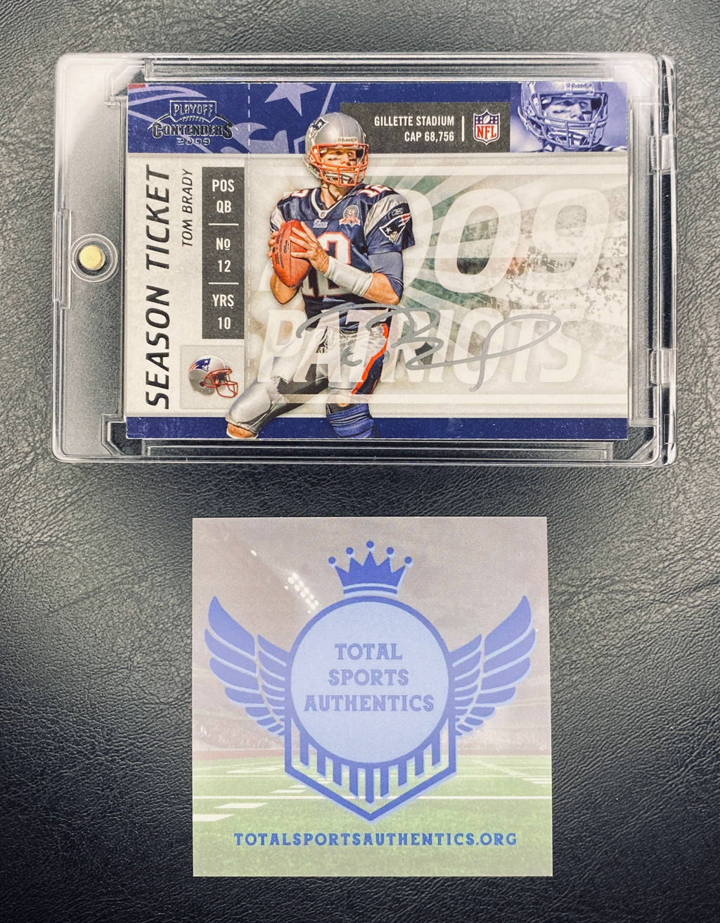 Tom Brady Signed Card With COA (1002279) (Patriots)