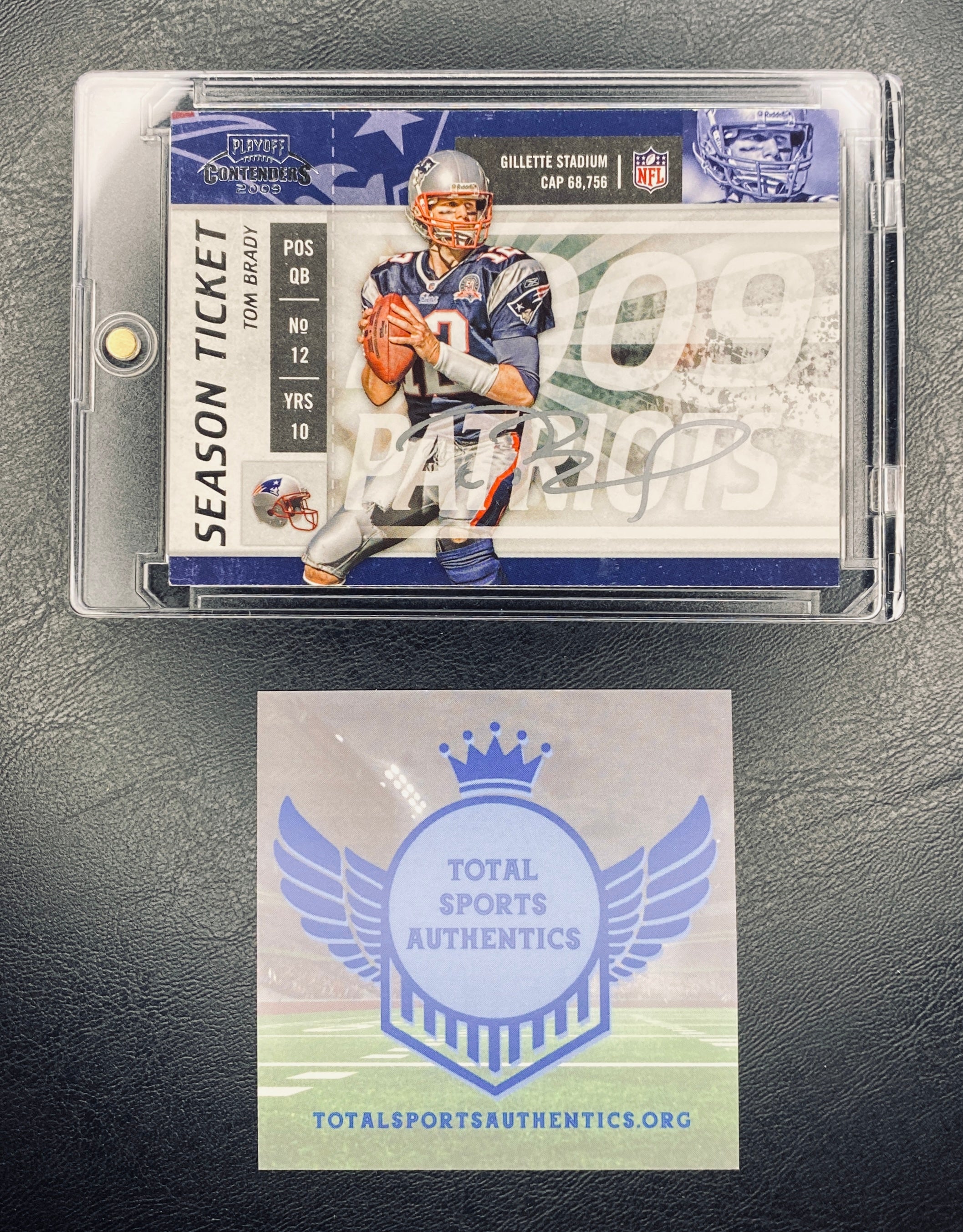 Tom Brady Signed Card With COA (1002279) (Patriots)
