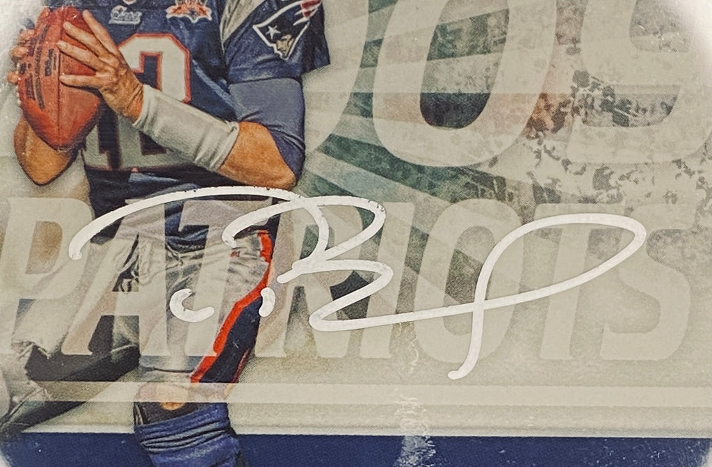 Tom Brady Signed Card With COA (1002279) (Patriots)