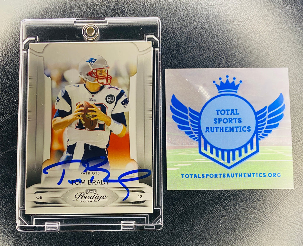 Tom Brady Signed Card With COA (1002282) (Patriots)