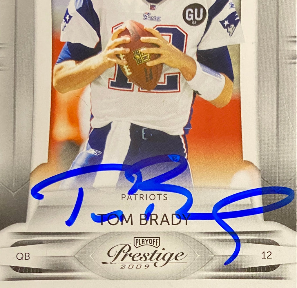 Tom Brady Signed Card With COA (1002282) (Patriots)