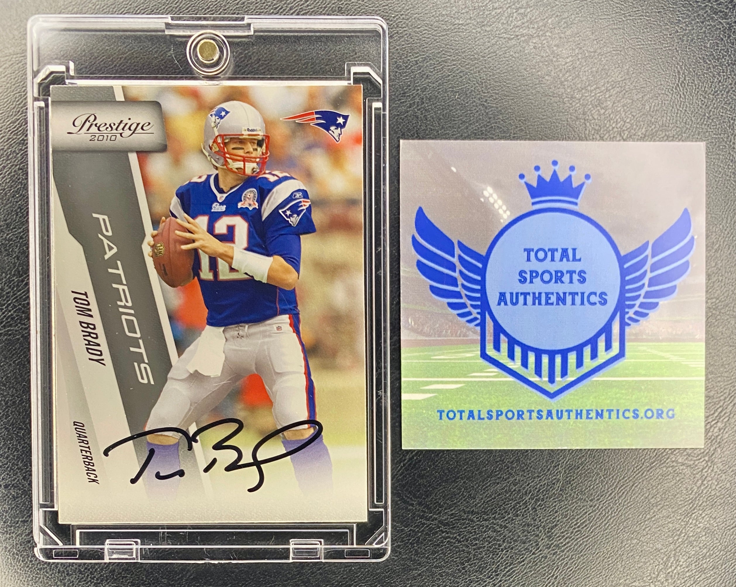 Tom Brady Signed Card With COA (1002298) (Patriots)