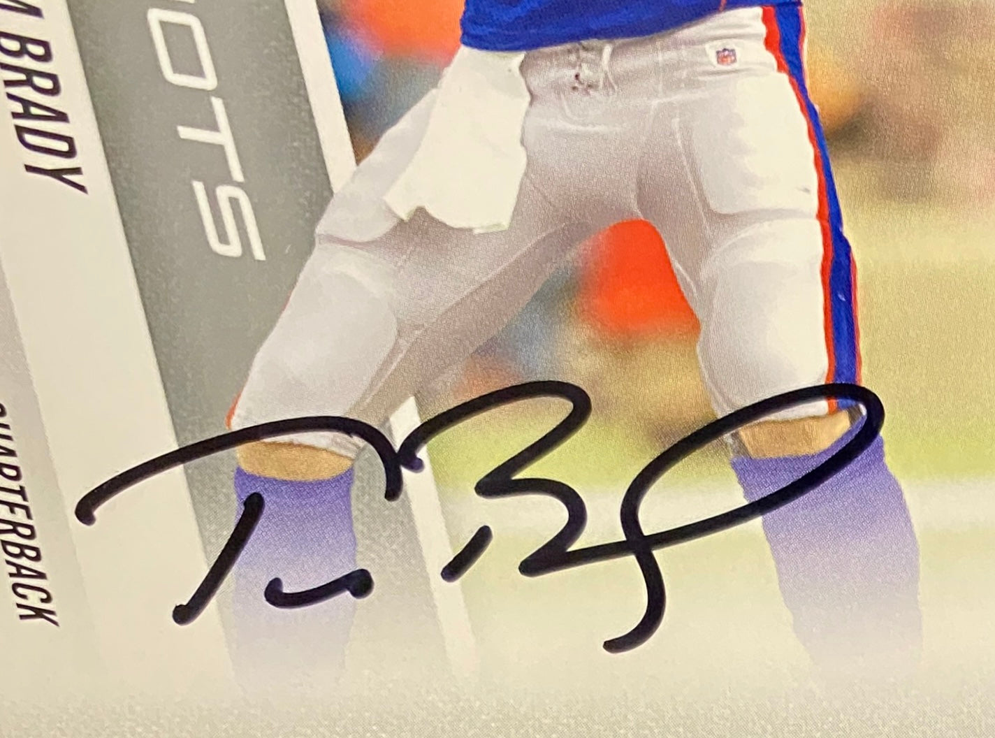 Tom Brady Signed Card With COA (1002298) (Patriots)
