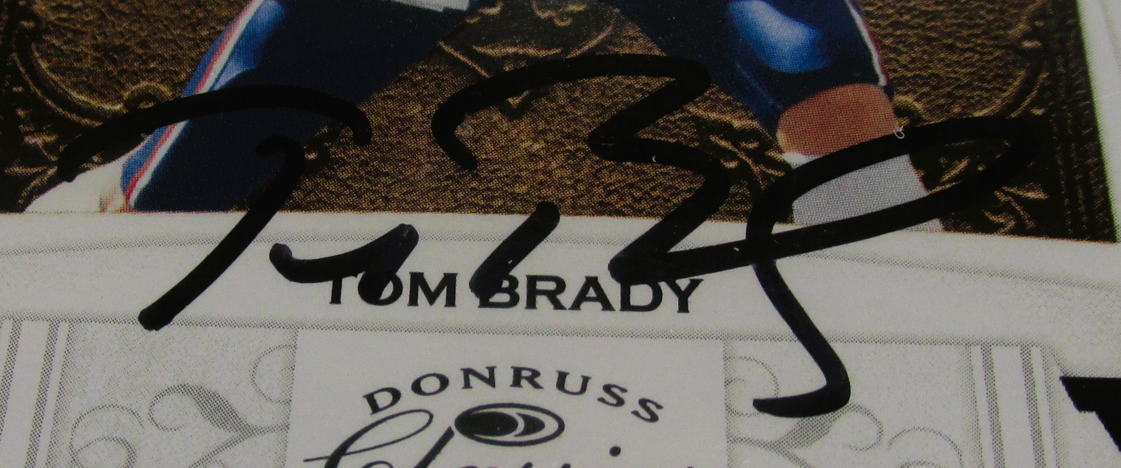 Tom Brady Signed Card With COA (A44352) (Patriots)