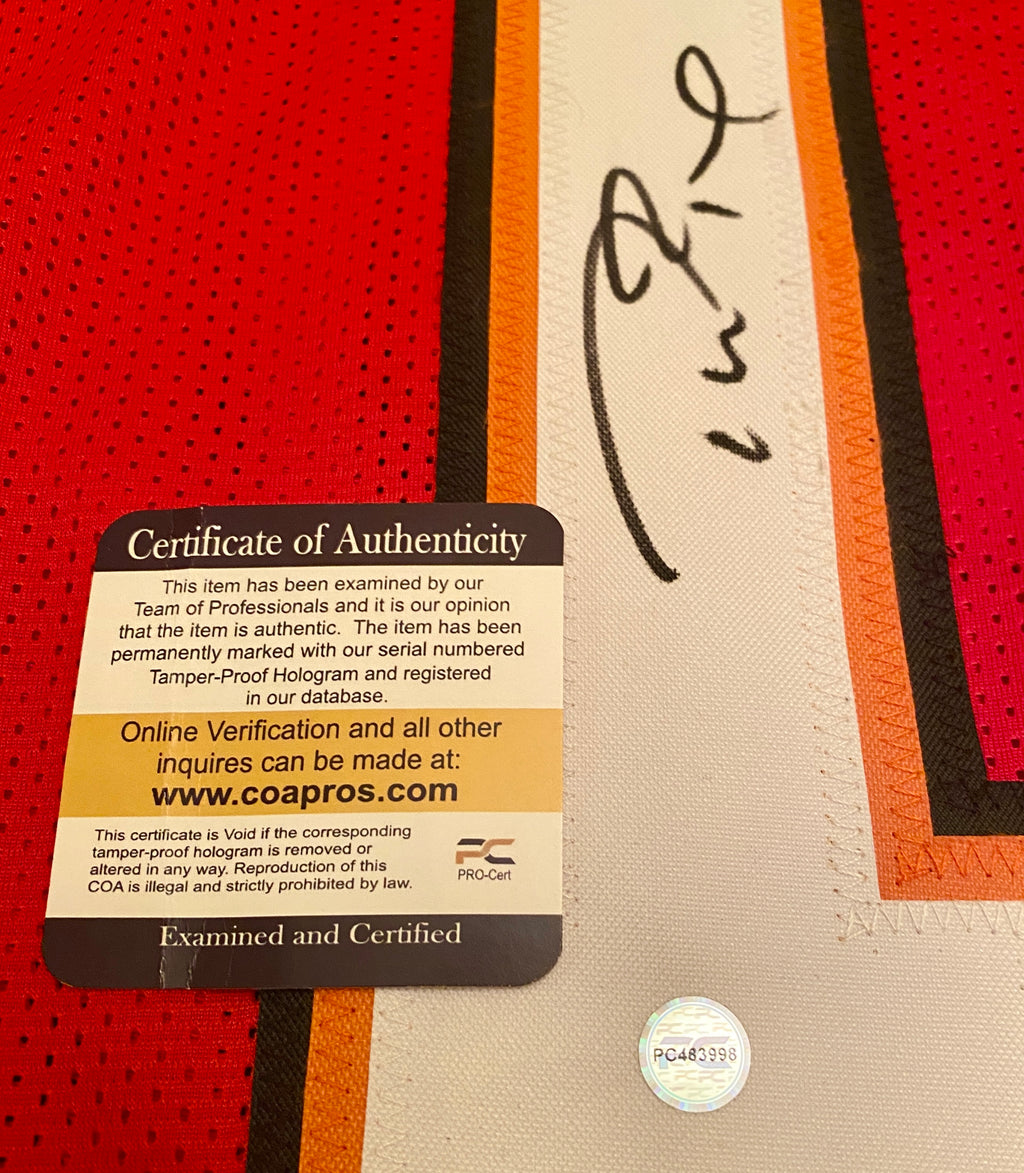 Tom Brady Signed Jersey With COA (PC483998) (Bucs)
