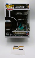 Travis Hunter Signed Funko In Case With COA (PC484342) (Jaguars)